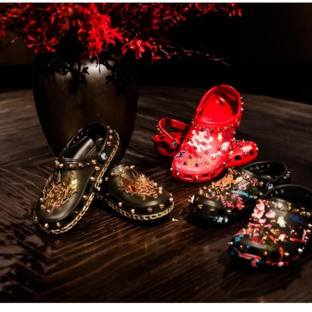 CROCS X VIVIENNE TAM Studded Dragon Shoes - Picture 3 of 7